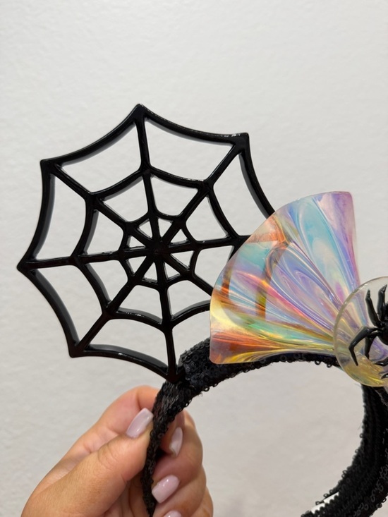 NEW Disney Boxlunch Halloween Spider Web Ears main image 5
